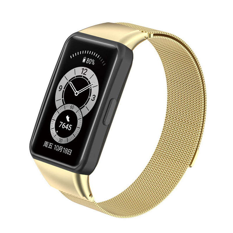 Milanese Stainless Steel Smart Watch Strap Wristwatch Band Belt for Huawei Honor 6 Huawei Band 6