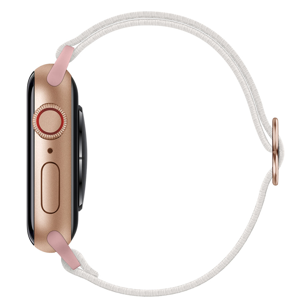 Justerbar vævet polyester urrem til Apple Watch Ultra 49mm Ultra 2 49mm Series 9 45mm SE (2023) 44mm Series 8 7 45mm Series 6 5 4 SE SE (2022) 44mm Series 3 2 1 42mm