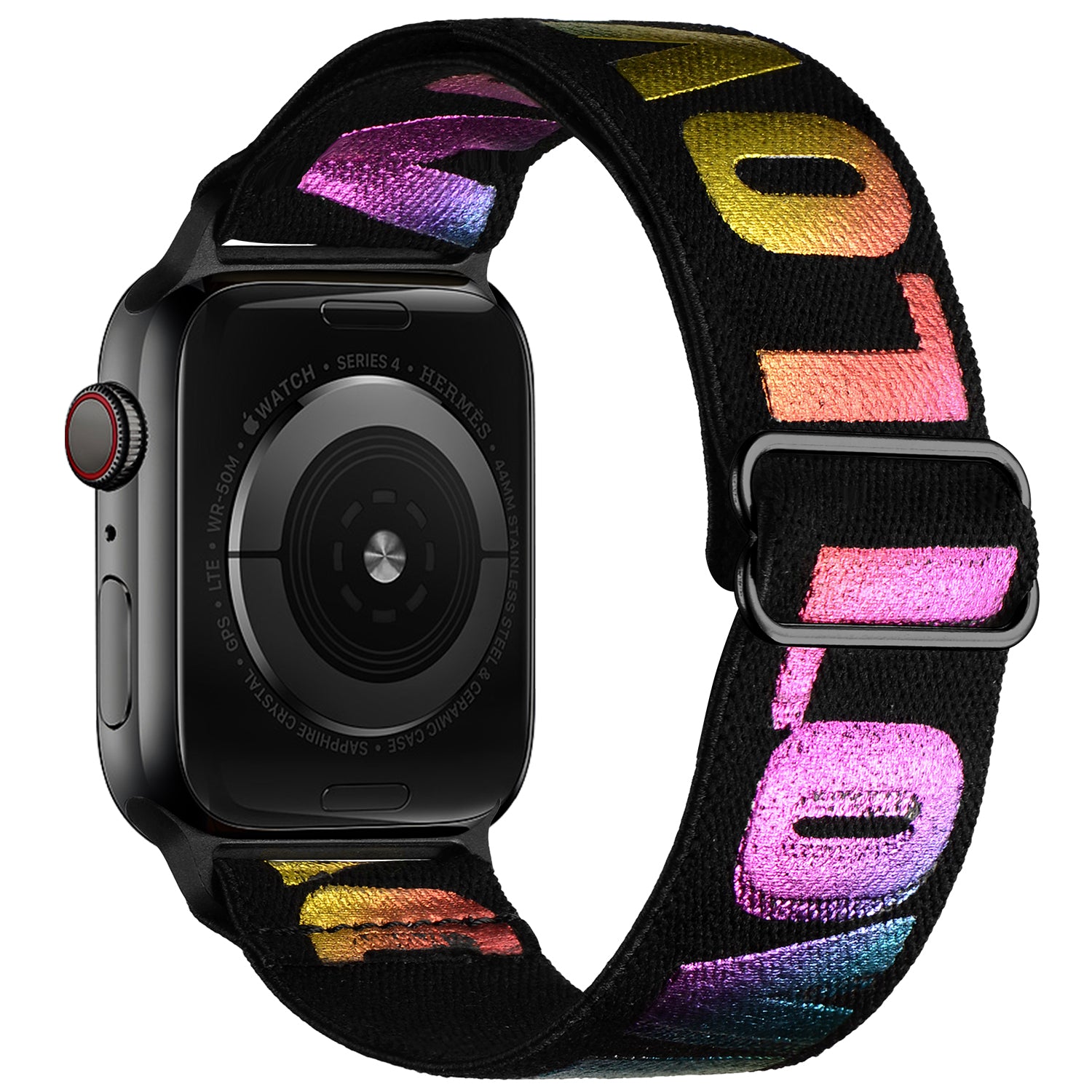 Justerbar vævet polyester urrem til Apple Watch Ultra 49mm Ultra 2 49mm Series 9 45mm SE (2023) 44mm Series 8 7 45mm Series 6 5 4 SE SE (2022) 44mm Series 3 2 1 42mm