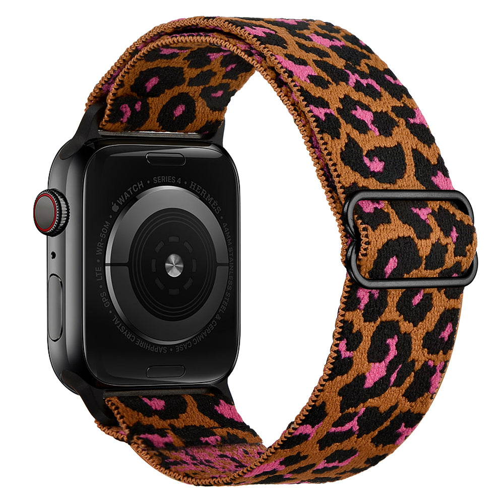 Justerbar vævet polyester urrem til Apple Watch Ultra 49mm Ultra 2 49mm Series 9 45mm SE (2023) 44mm Series 8 7 45mm Series 6 5 4 SE SE (2022) 44mm Series 3 2 1 42mm