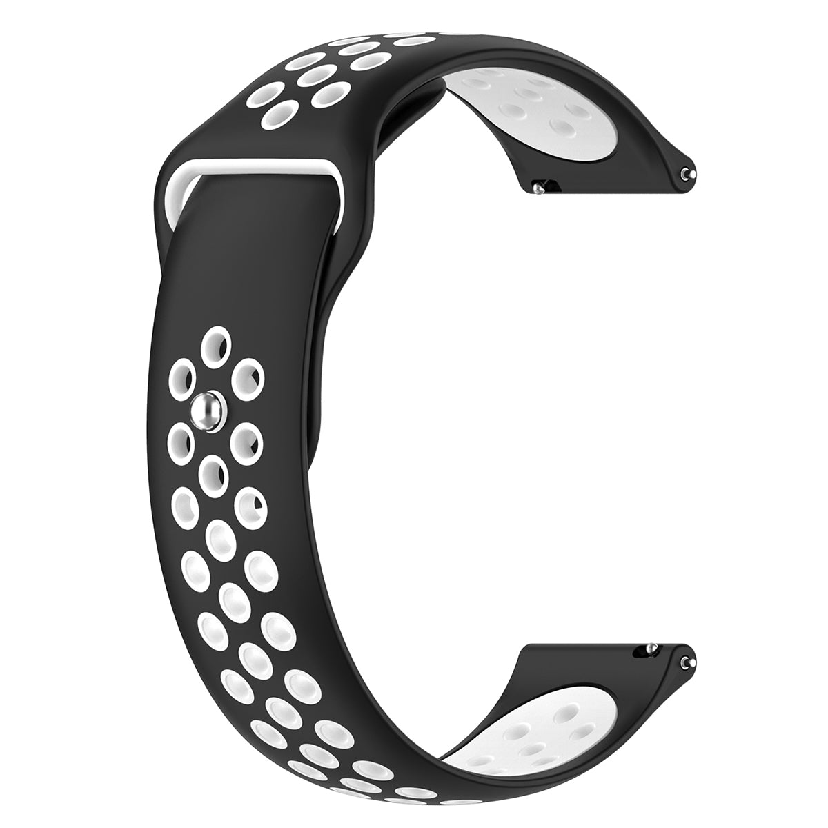 Dual Color Adjustable Silicone Watch Band Wrist Strap 22mm for Huawei Watch 3 Watch 3 Pro