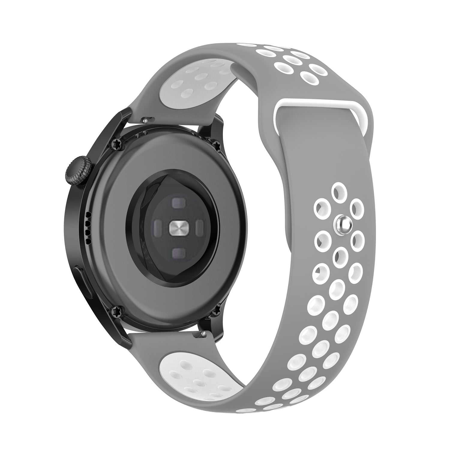Dual Color Adjustable Silicone Watch Band Wrist Strap 22mm for Huawei Watch 3 Watch 3 Pro