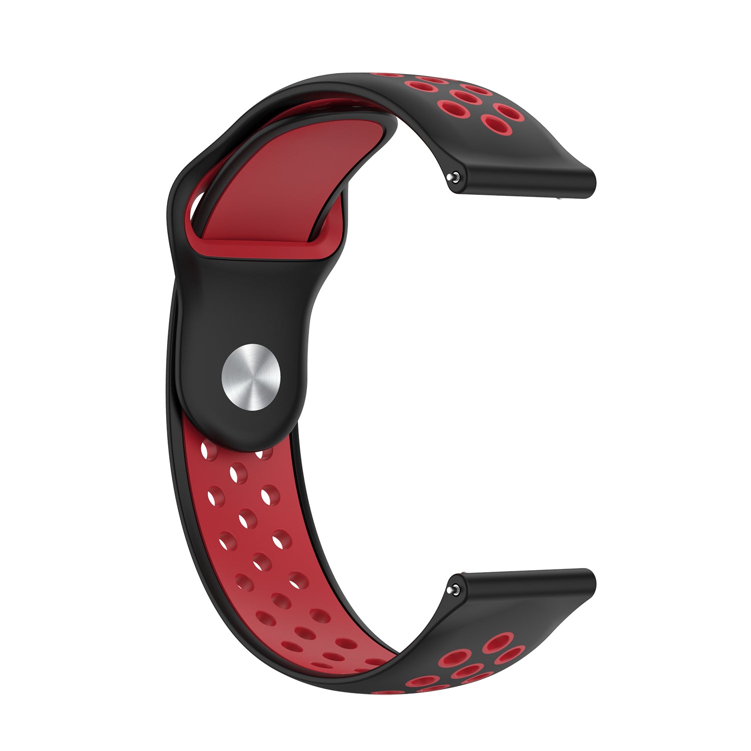 Dual Color Adjustable Silicone Watch Band Wrist Strap 22mm for Huawei Watch 3 Watch 3 Pro