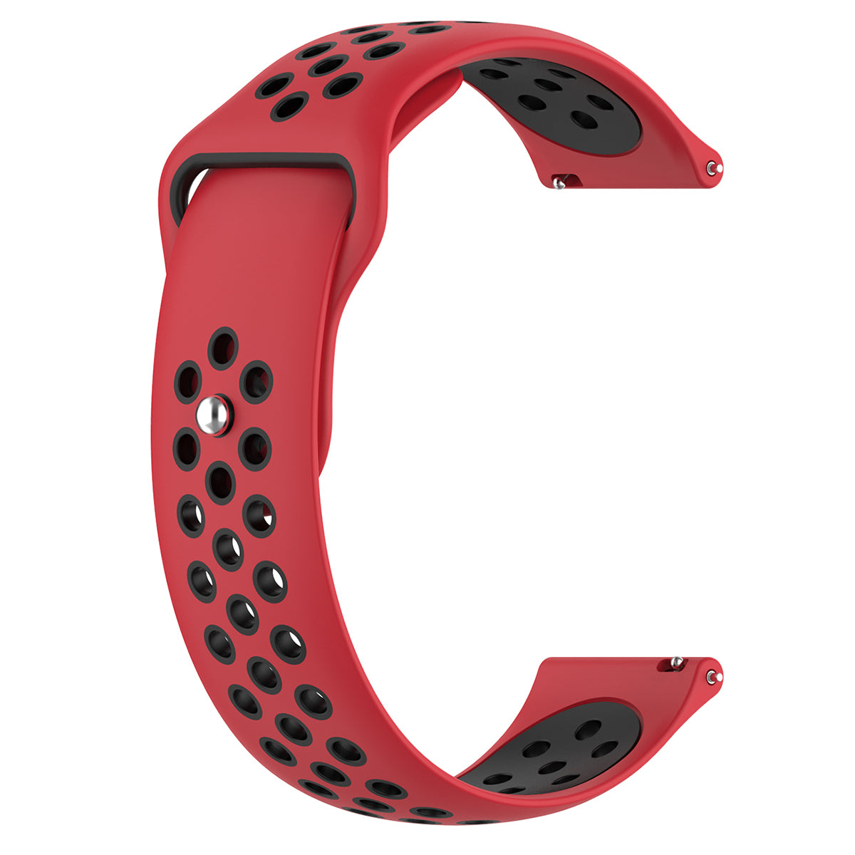 Dual Color Adjustable Silicone Watch Band Wrist Strap 22mm for Huawei Watch 3 Watch 3 Pro