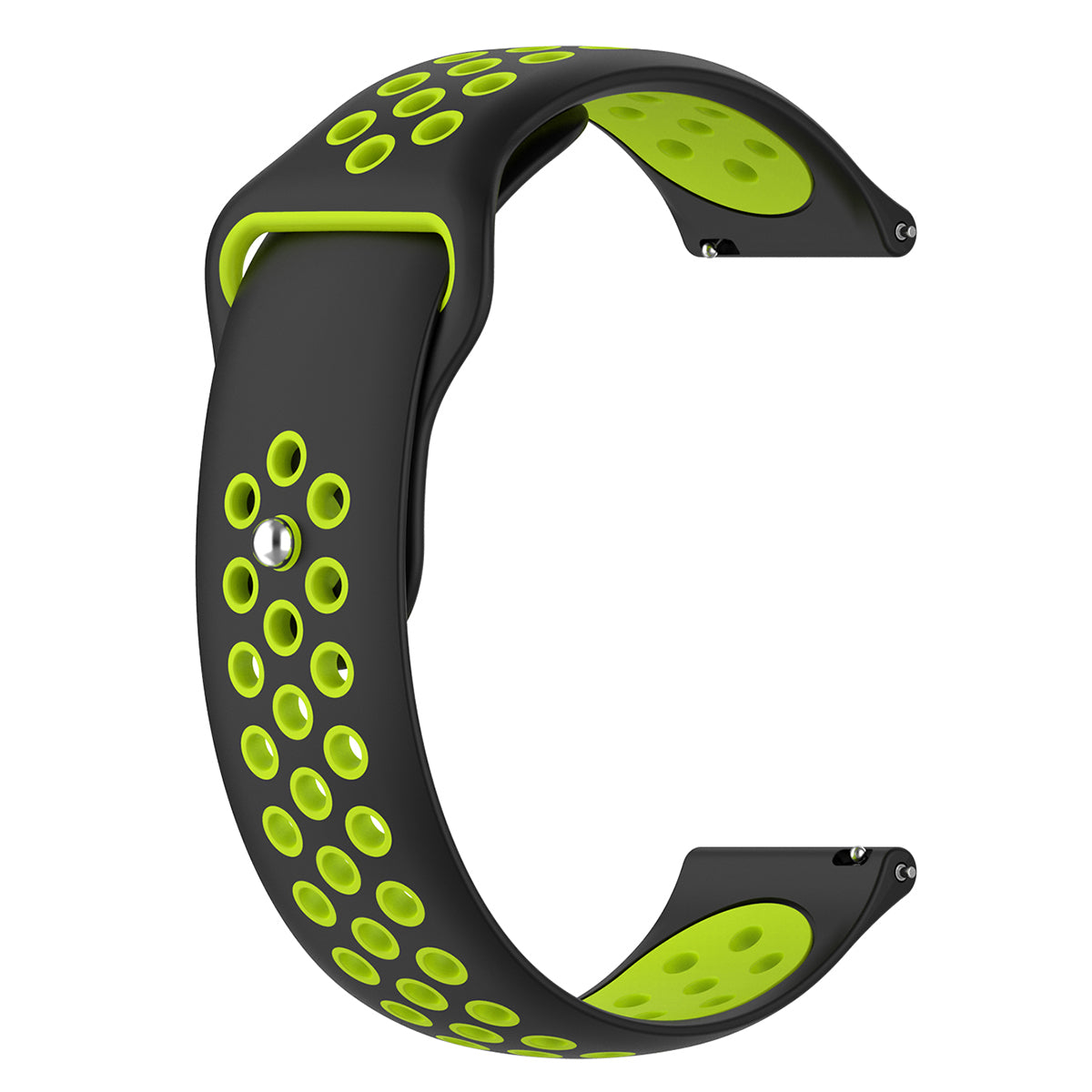 Dual Color Adjustable Silicone Watch Band Wrist Strap 22mm for Huawei Watch 3 Watch 3 Pro