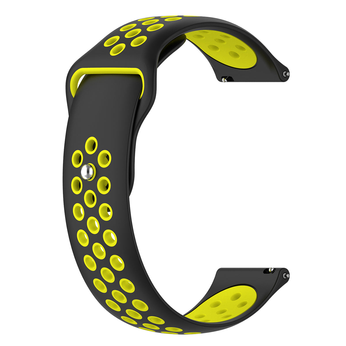 Dual Color Adjustable Silicone Watch Band Wrist Strap 22mm for Huawei Watch 3 Watch 3 Pro
