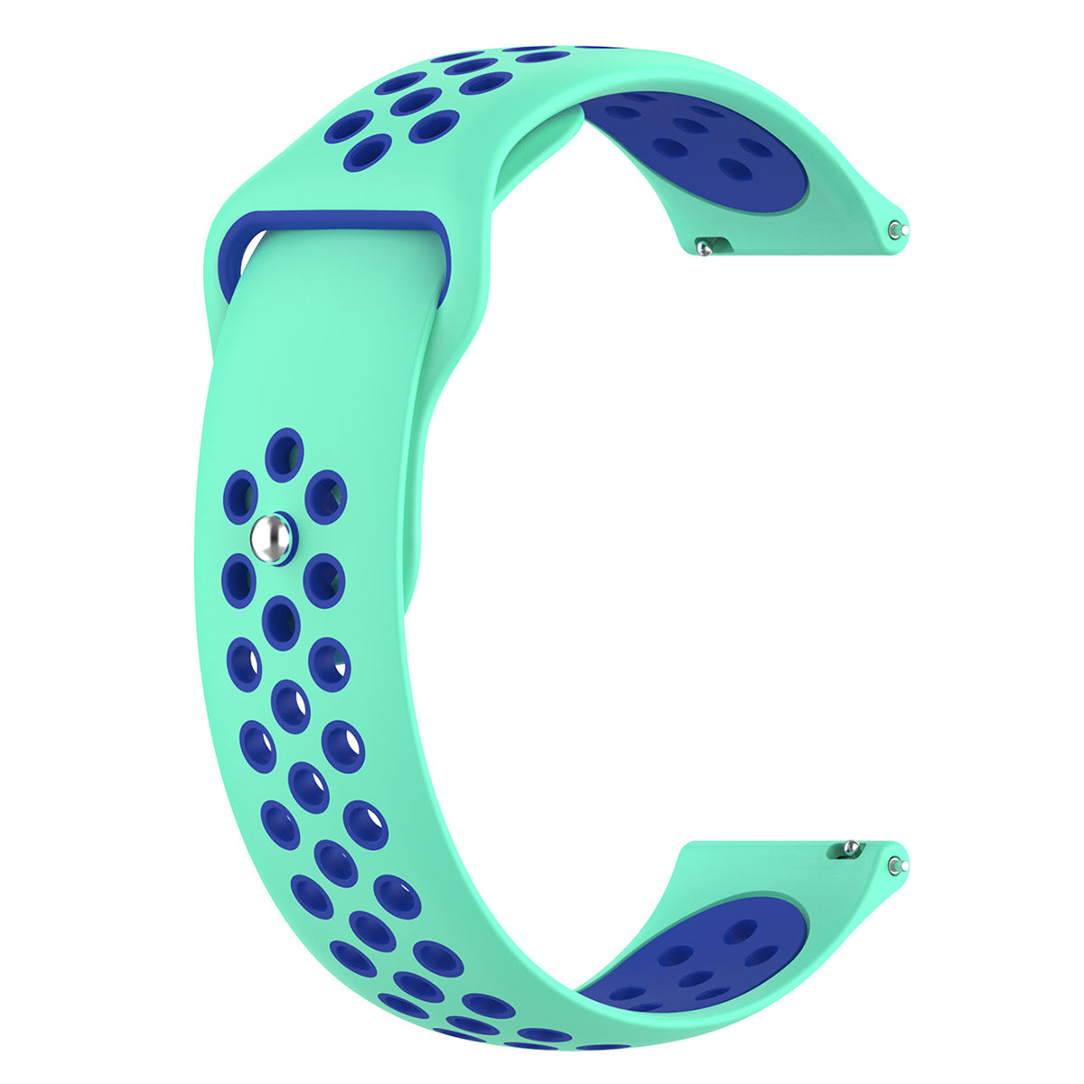 Dual Color Adjustable Silicone Watch Band Wrist Strap 22mm for Huawei Watch 3 Watch 3 Pro