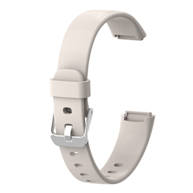 Soft Silicone Solid Color Watch Band Wrist Strap Replacement for Fitbit Luxe Size: S