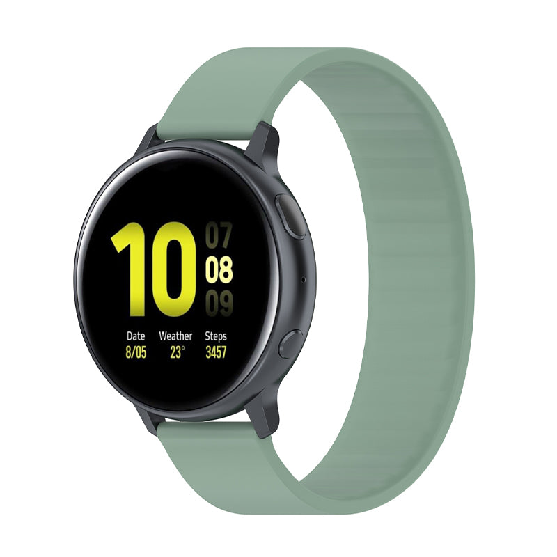 Replacement Universal Smart Watch Band Silicone Wrist Strap 20mm (Band Length 150mm) for Samsung Galaxy Watch4 Classic 46mm 42mm Watch4 44mm 40mm