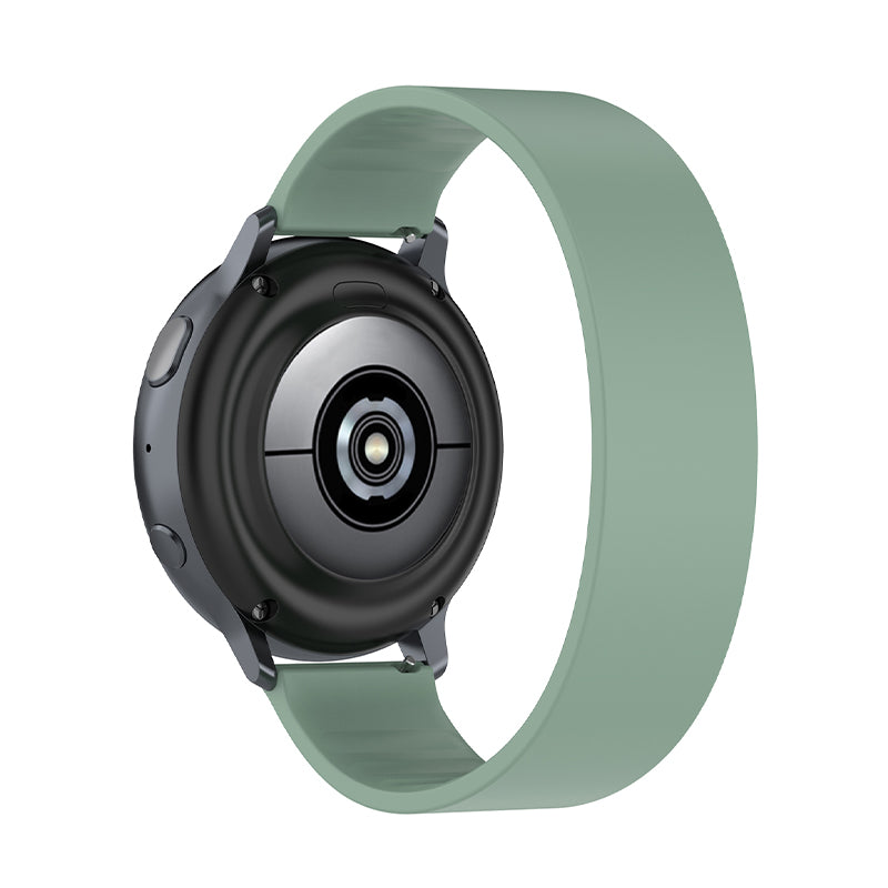 Solid Color Silicone Smart Watch Wrist Band Replacement Strap 18mm (Band Length 150mm) for Garmin Fossil