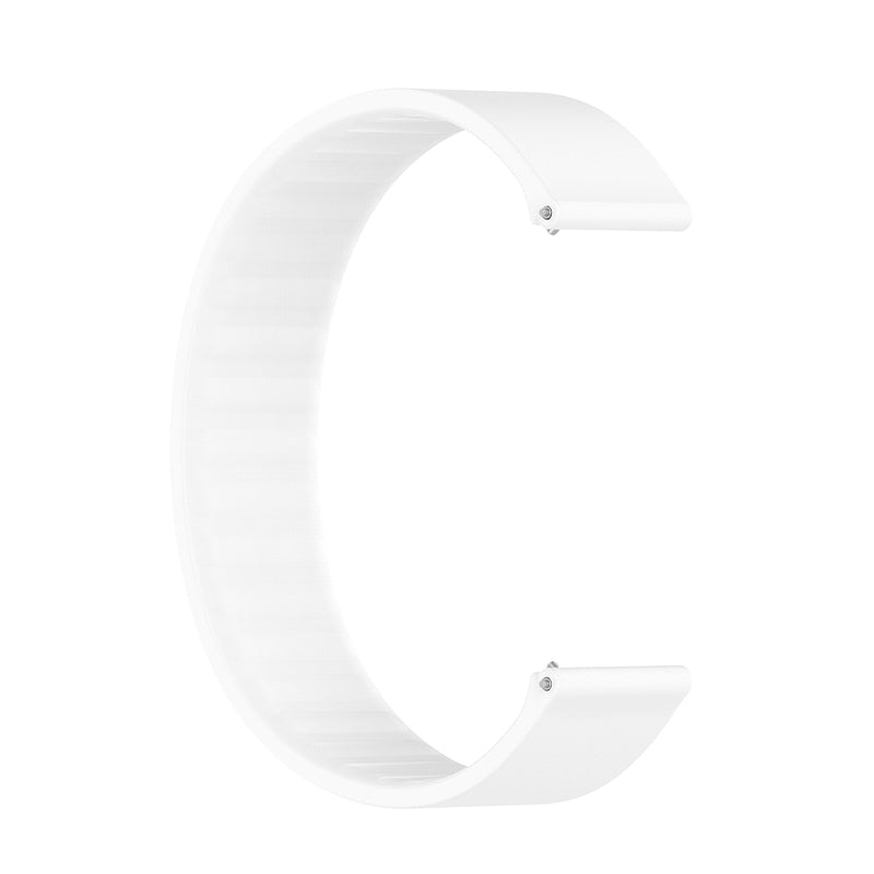 Solid Color Silicone Wrist Band Replacement Strap 18mm (Band Length 129mm) for Garmin Fossil Smart Watch
