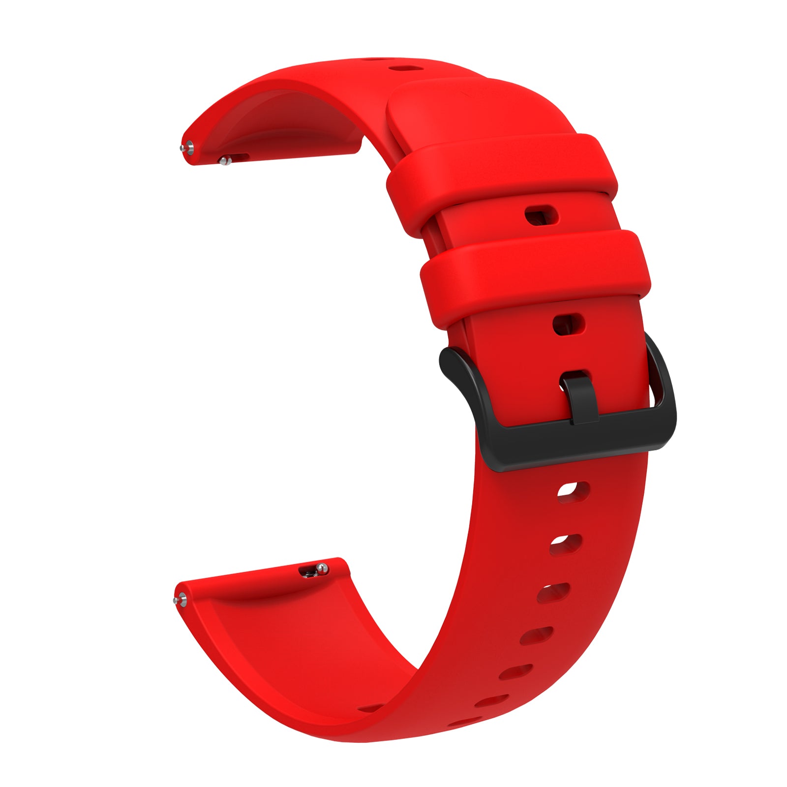 Sporty Waterproof Watch Band Premium Universal Silicone Rubber 22mm Replacement Straps with Black Buckle for Huawei Watch 3 Samsung Gear S3 Frontier S3 Classic