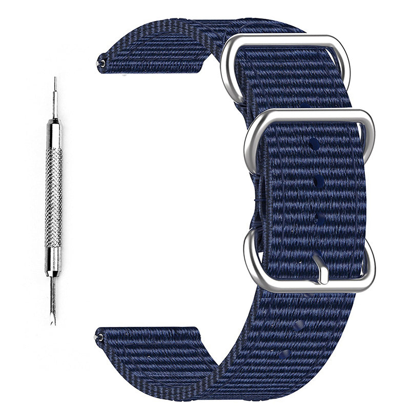 Breathable Canvas Replacement Adjustable Smartwatch Strap Wrist Band with Tool for Suunto 9 7 9 Baro D5