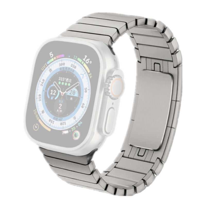 For Apple Watch Ultra Ultra 2 49mm Series 9 45mm SE (2023) 44mm Series 8 7 45mm 6 SE SE (2022) 5 4 44mm 3 2 1 42mm Stainless Steel Watch Band Wrist Strap Bracelet