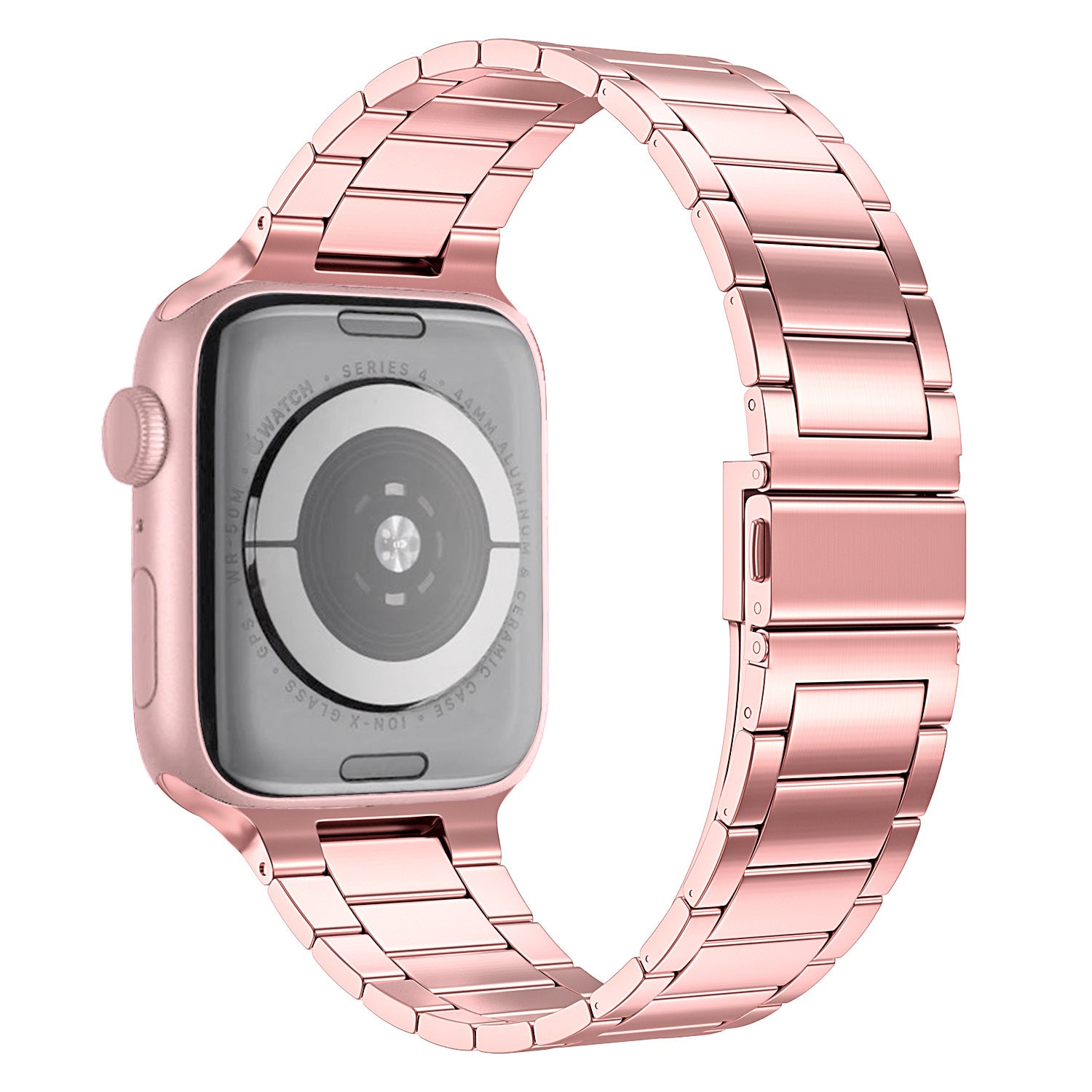 Ultra-thin Stainless Steel Smart Watch Band Strap for Apple Watch Ultra 49mm Ultra 2 49mm Series 9 45mm SE (2023) 44mm Series 8 45mm 7 45mm Apple Watch Series 6 SE SE (2022) 5 4 44mm Series 3 2 1 42mm