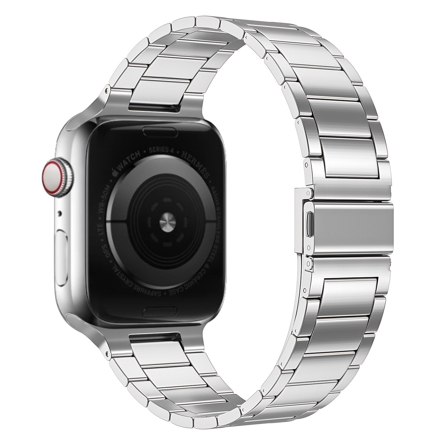 Ultra-thin Stainless Steel Smart Watch Band Strap for Apple Watch Ultra 49mm Ultra 2 49mm Series 9 45mm SE (2023) 44mm Series 8 45mm 7 45mm Apple Watch Series 6 SE SE (2022) 5 4 44mm Series 3 2 1 42mm