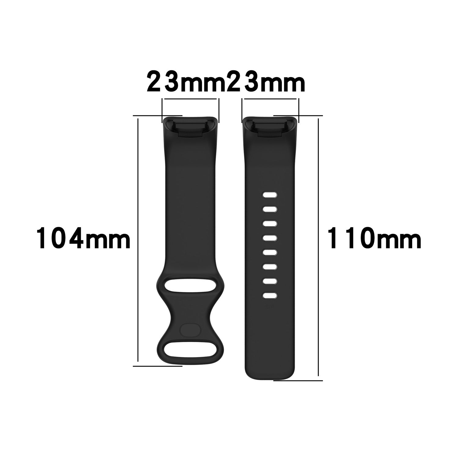 Soft TPU Watch Band Wristband Sports Bracelet Replacement Strap for Fitbit Charge 5 Size: S