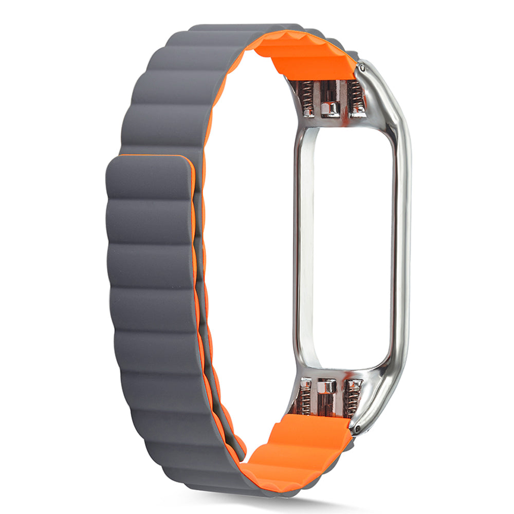 Stylish Durable Silicone Magnetic Suction Watch Strap Replacement Wristband for Xiaomi Mi Band 5 6 7