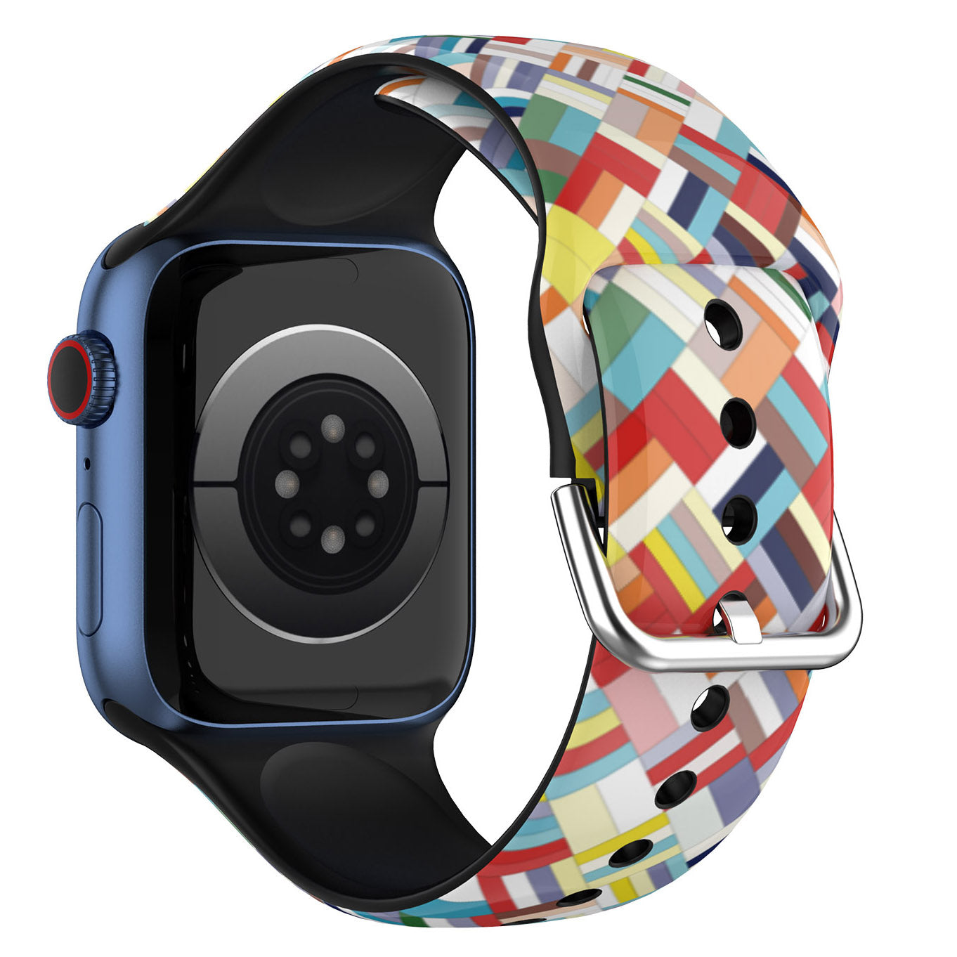 IML Pattern Printing Smart Watch Band Silicone Wrist Straps for Apple Watch Series 9 8 7 41mm 6 5 4 SE (2023) SE(2022) SE 40mm 3 2 1 38mm