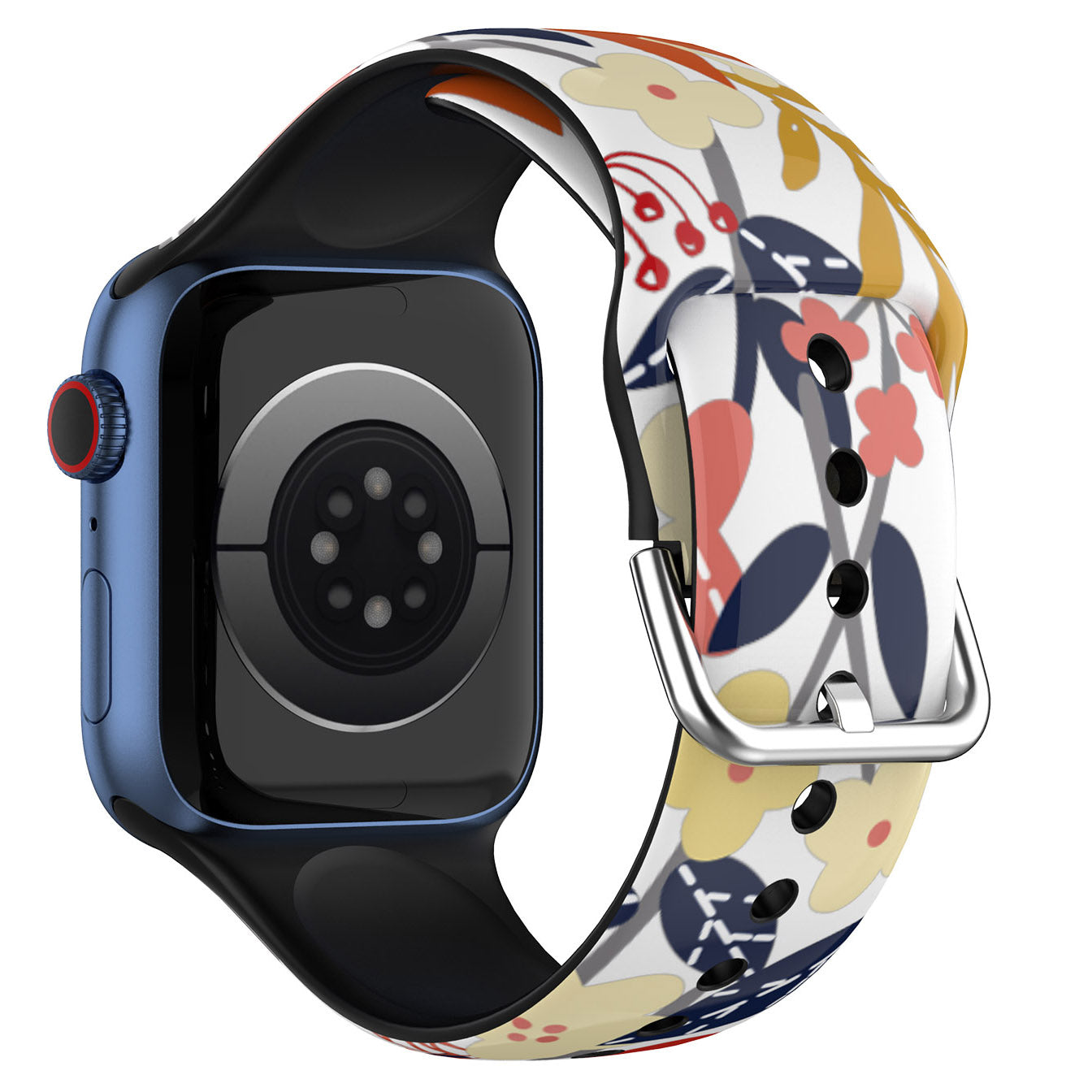 IML Pattern Printing Smart Watch Band Silicone Wrist Straps for Apple Watch Series 9 8 7 41mm 6 5 4 SE (2023) SE(2022) SE 40mm 3 2 1 38mm