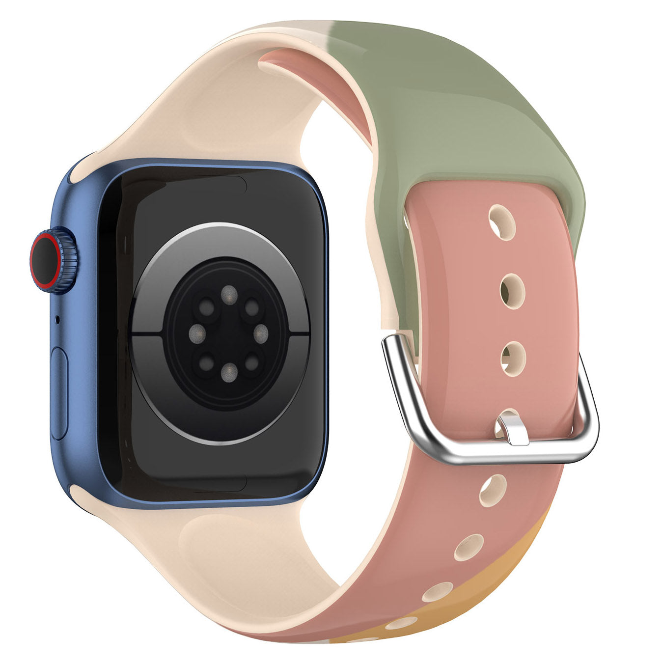 IML Pattern Printing Smart Watch Band Silicone Wrist Straps for Apple Watch Series 9 8 7 41mm 6 5 4 SE (2023) SE(2022) SE 40mm 3 2 1 38mm