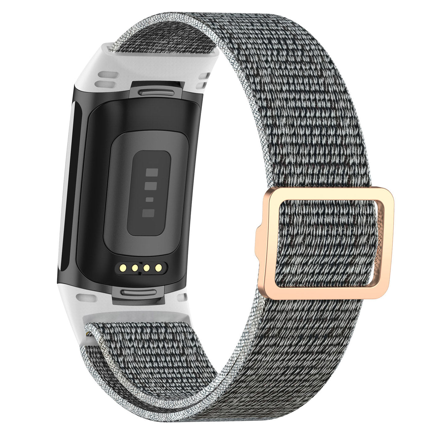 Adjustable Waterproof Smart Watch Band Elastic Nylon Replacement Straps for Fitbit Charge 6 5