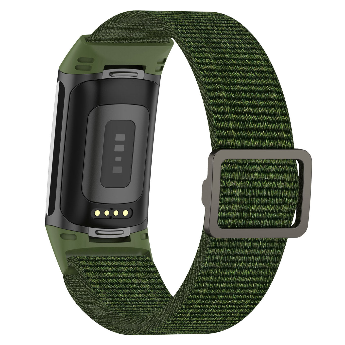 Adjustable Waterproof Smart Watch Band Elastic Nylon Replacement Straps for Fitbit Charge 6 5