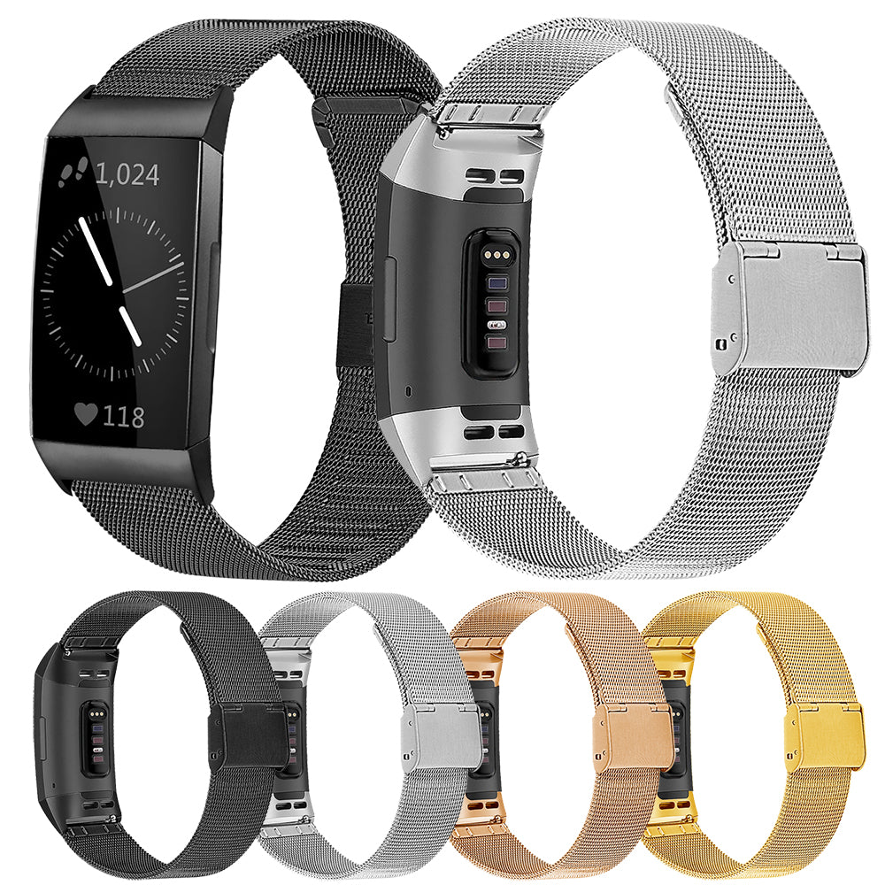Quality Stainless Steel Smart Watch Strap Adjustable Smart Watchband Replacement for Fitbit Charge 6 5