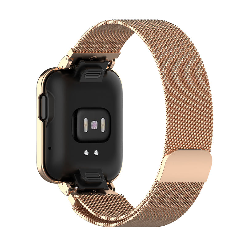 Stainless Steel Magnetic Absorption Watch Band Wrist Strap for Xiaomi Redmi Watch 1 Mi Watch Lite