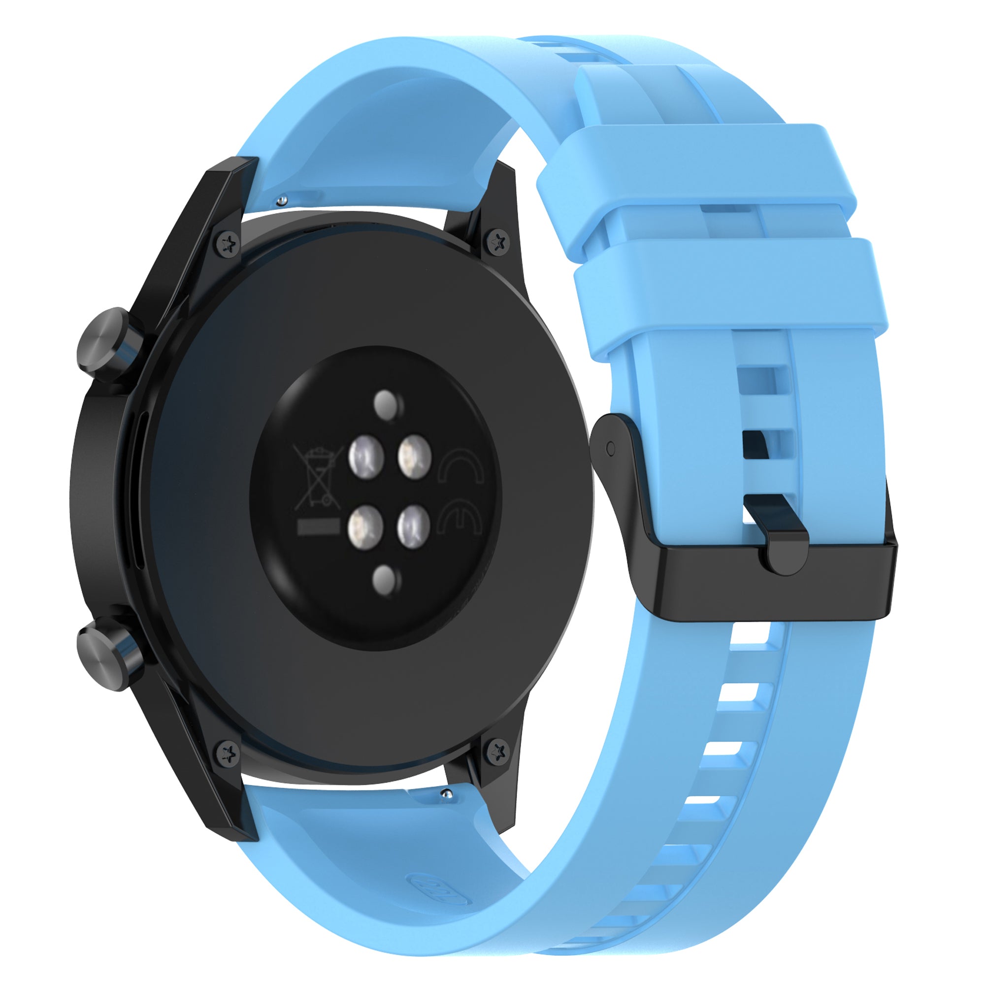 20mm Silicone Adjustable Watch Band Wrist Strap for Huawei Watch GT Runner Watch GT3 42mm