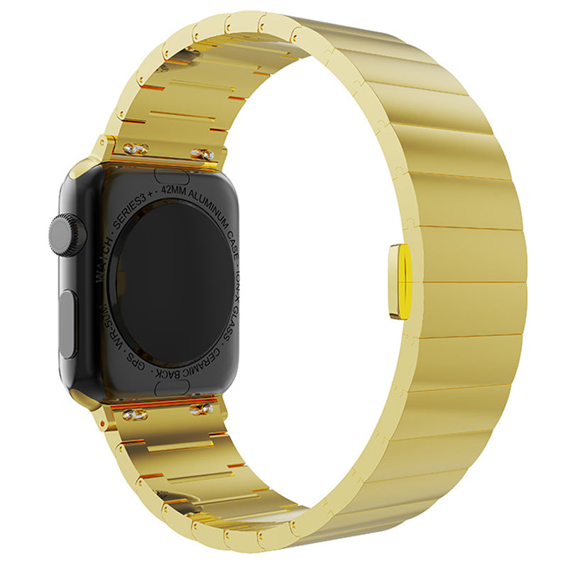 Smart Watch Band Metal Watch Strap Replacement for Apple Watch Ultra 2 49mm Series 9 45mm SE (2023) 44mm Ultra 49mm Series 8 45mm 7 45mm Watch Series 6 5 4 SE 44mm SE (2022) 44mm Watch Series 1 2 3 42mm