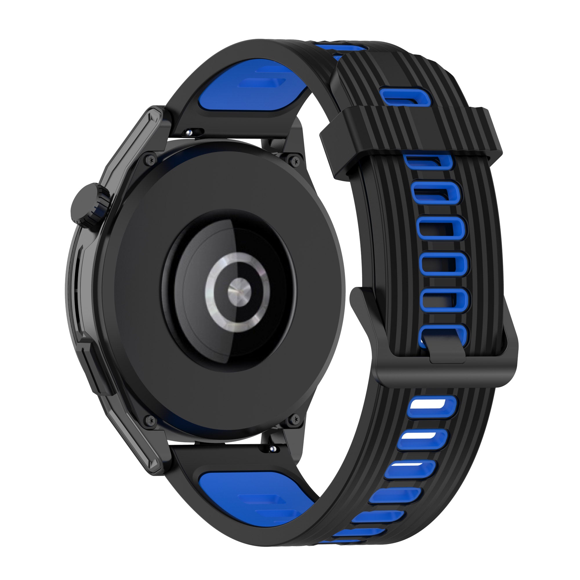 22mm Silicone Watch Strap Soft Wristband with Buckle for Samsung Galaxy Watch 3 45mm R840 Gear S3 Huawei Watch GT 2e GT3 46mm GT Runner
