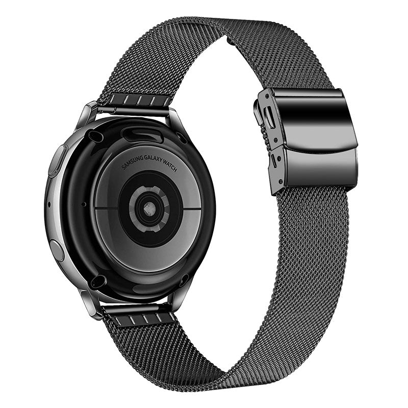 For Samsung Galaxy Watch3 41mm Stainless Steel Milanese Watch Strap with Tortoise Back Buckle