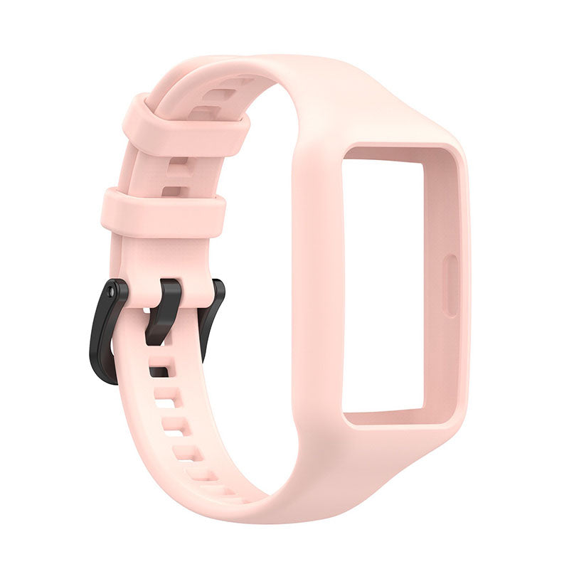 Replacement One-piece Smart Watch Strap Case Silicone Wrist Band for Honor Band 6 Huawei Band 6 Huawei Band 6 pro