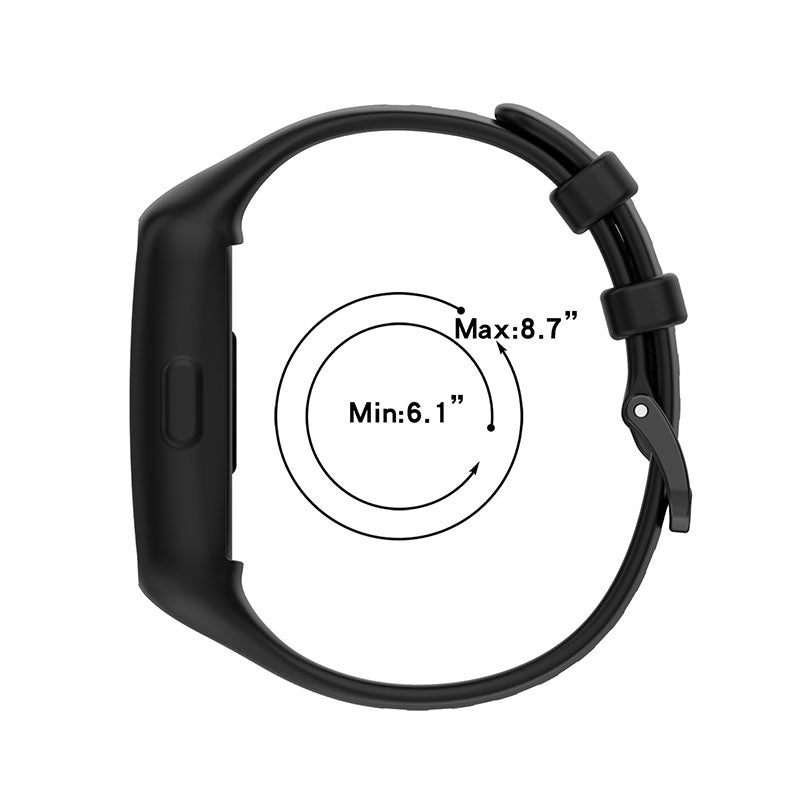 Replacement One-piece Smart Watch Strap Case Silicone Wrist Band for Honor Band 6 Huawei Band 6 Huawei Band 6 pro