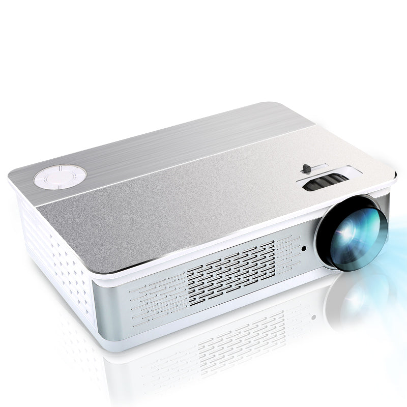 A6000 1080P HD Home Office Projector LED Business Projector with HDMI Audio USB VGA Ports (Basic Version)