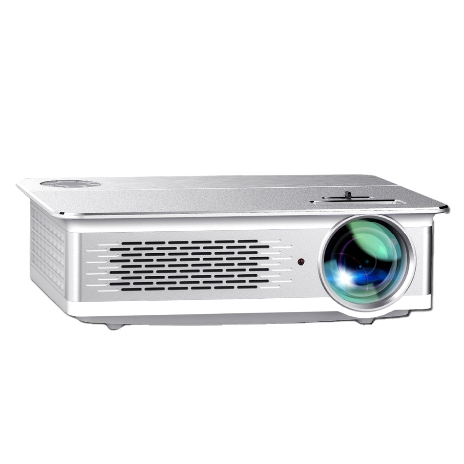 A6000 1080P HD Home Office Projector LED Business Projector with HDMI Audio USB VGA Ports (Basic Version)
