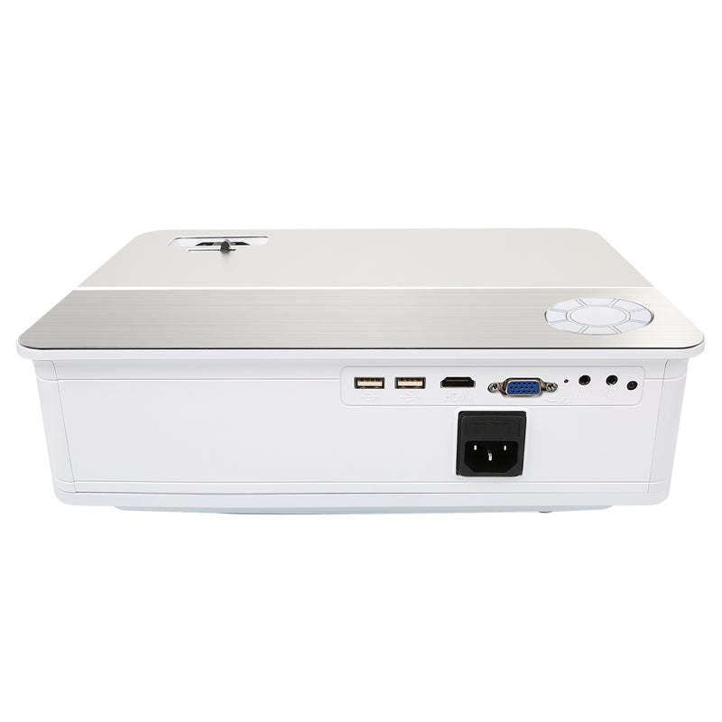 A6000 1080P HD Home Office Projector LED Business Projector with HDMI Audio USB VGA Ports (Basic Version)