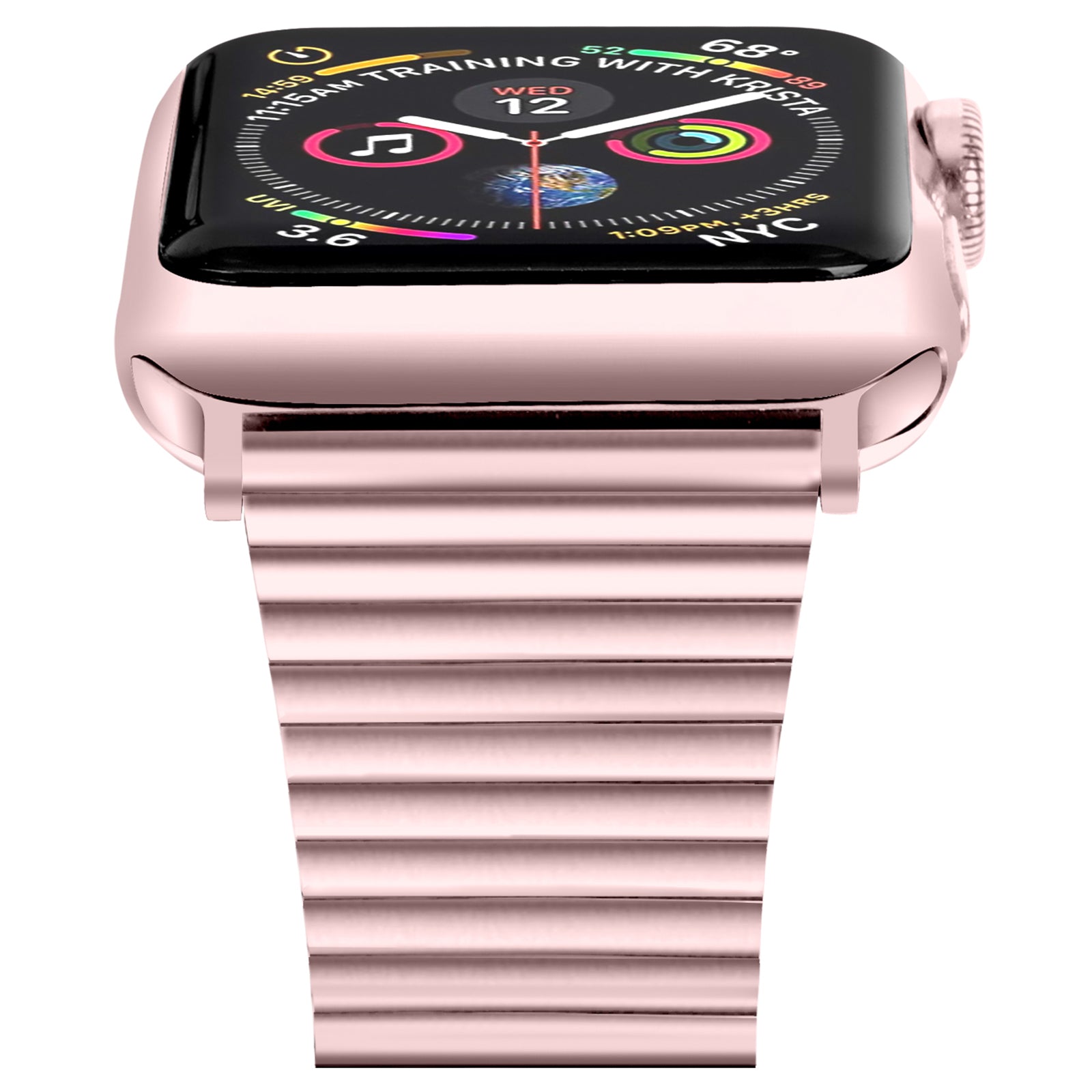 Double Buckle Design Adjustable Metal Watch Band Wrist Strap for Apple Watch Ultra 2 49mm Series 9 45mm SE (2023) 44mm Ultra 49mm Series 8 45mm 7 45mm 6 5 4 SE 44mm SE (2022) 44mm 3 2 1 42mm