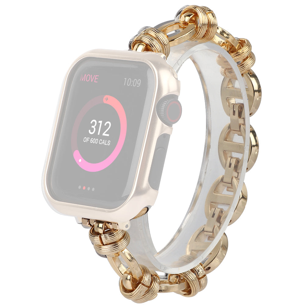 Punk Style Watch Strap Stainless Steel Wrist Band Replacement for Apple Watch Ultra 2 49mm Series 9 45mm SE (2023) 44mm Ultra 49mm Series 8 45mm 7 45mm SE 44mm SE (2022) 44mm Series 6 5 4 44mm Series 3 2 1 42mm