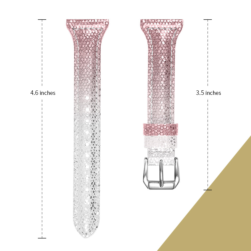 For Huami Amazfit Stratos Stratos 2 Fashion Gradient Design Strap Top Layer Cowhide Leather Replacement Watch Band