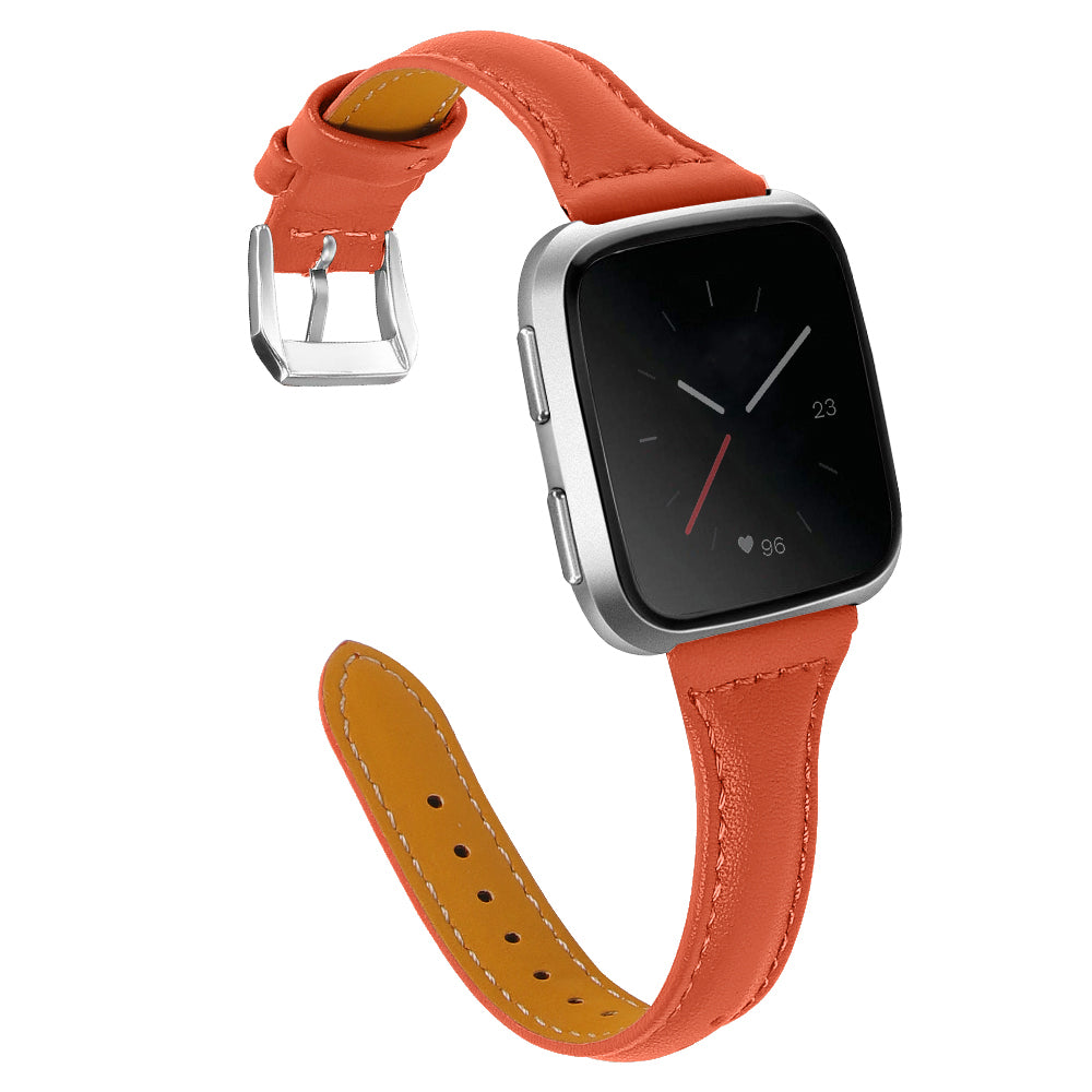 For Fitbit Versa 2 Versa Versa Lite Versa SE Stylish Cowhide Genuine Leather Replacement Smart Watch Strap