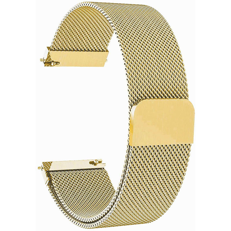 For Garmin Vivomove Luxe GarminMove Luxe Stainless Steel Milanese Mesh Watch Strap Replace Magnetic Wrist Band (20mm)