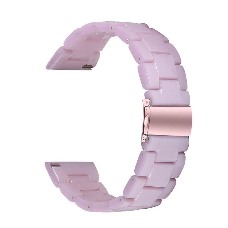 20mm Resin Smart Watch Strap for Garmin Vivomove 3 Garminmove 3 Replacement Wristband with Stainless Steel Buckle