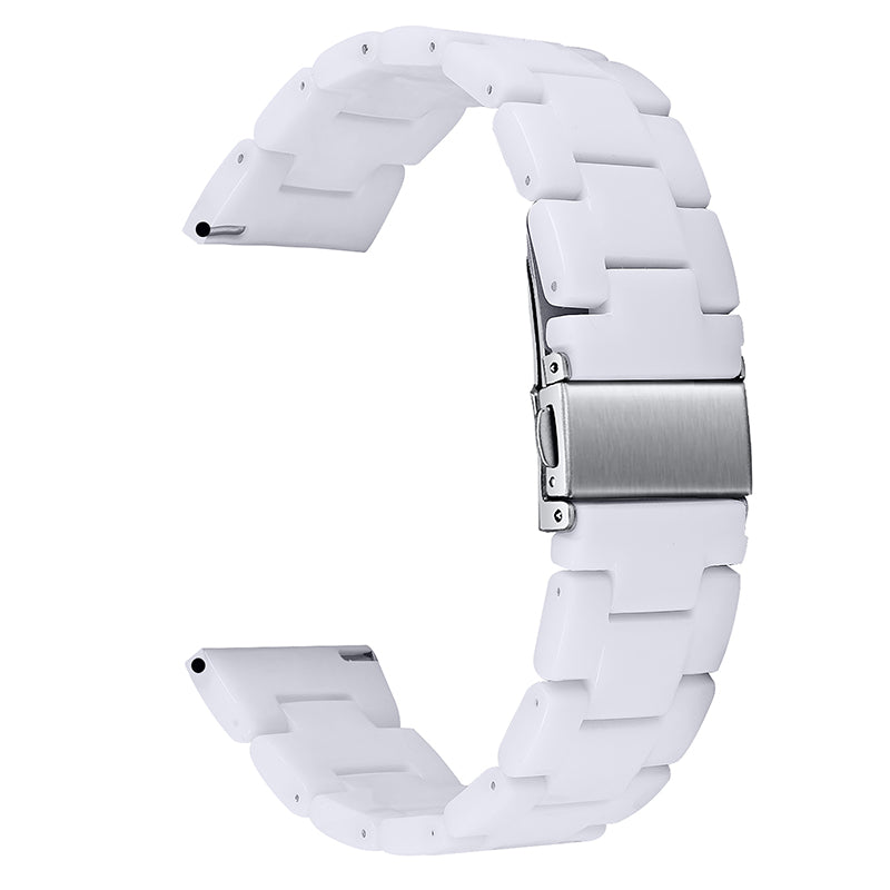 For Huawei Watch 2 Watch GT 2 42mm Resin Watch Band Wrist Strap Replacement 20mm with Stainless Steel Buckle 