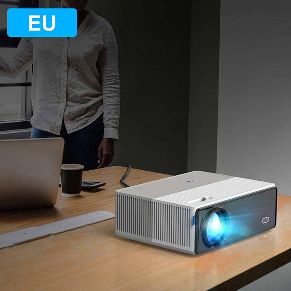 D5000 Mini HD 1080P Projector LCD LED Large Screen 100 inch Projector for Office Home Theater (Screen Mirroring Version)