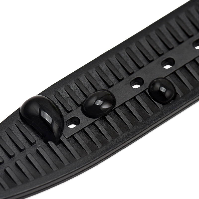 For Swatch 19mm Replacement Wrist Band Stripe Printed Silicone Adjustable Smart Watch Strap