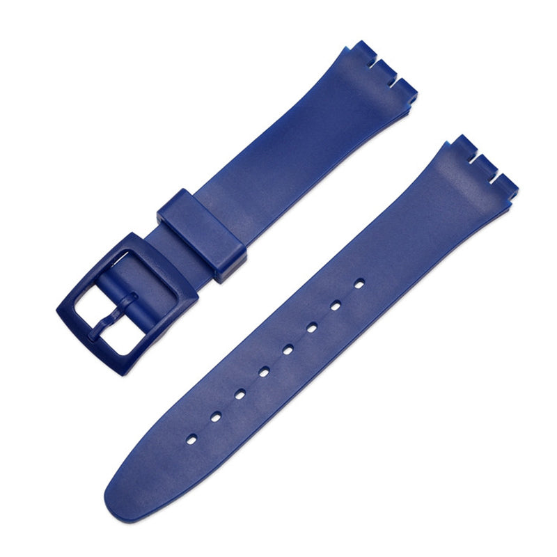 For Swatch Wrist Band Stylish Pattern Printed Silicone Adjustable Watch Strap 16mm