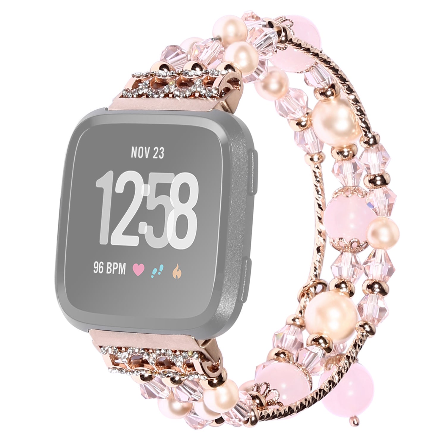 For Fitbit Versa Versa 2 Versa Lite Agate Bracelet Watch Band Replacement Stylish Strap Wrist