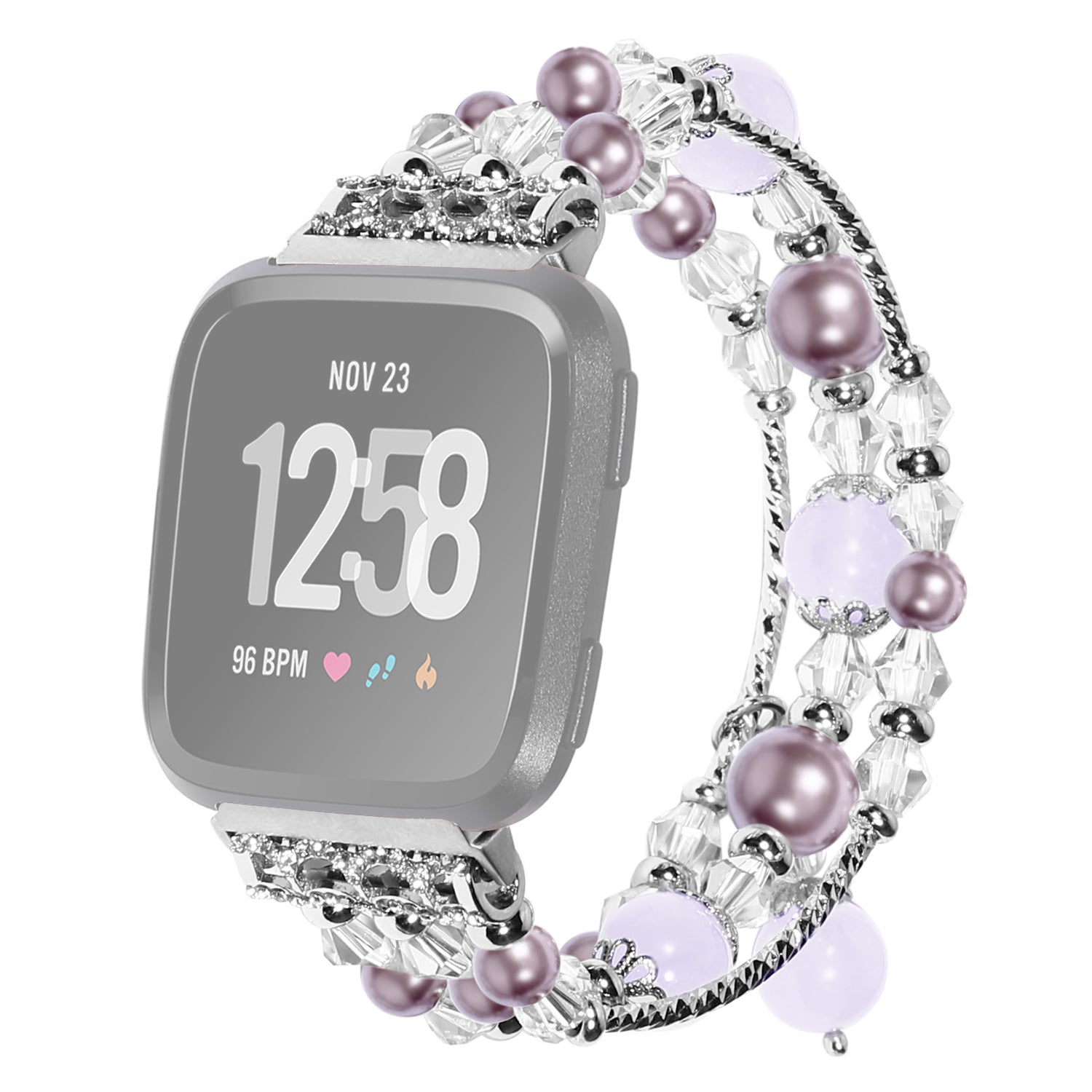 For Fitbit Versa Versa 2 Versa Lite Agate Bracelet Watch Band Replacement Stylish Strap Wrist